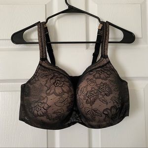 cacique black lace bra